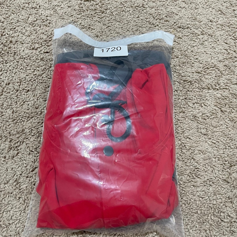 North Carolina State University Wolfpack Jacket Mens Large Red Grey Anorak NCAA - Picture 13 of 13